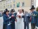 Die Speckbacher – Schützenkompanie Hall gratuliert Georg Eliskases zur Hochzeit 